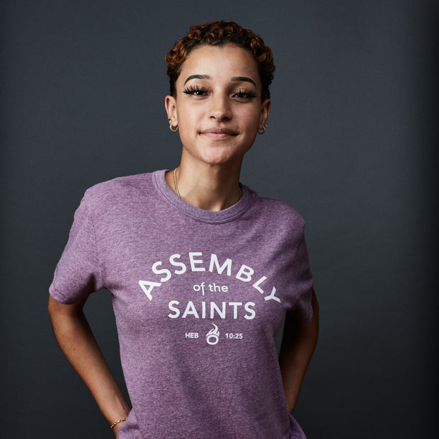 Assembly of the Saints 'Soft-Knit' Crew T-Shirt - Photoshoot